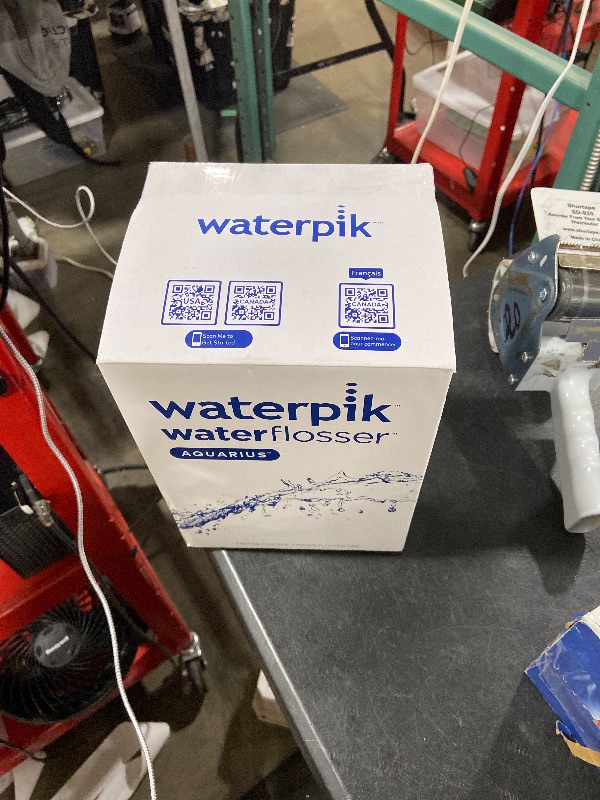 Photo 1 of Waterpik Aquarius Water Flosser For Teeth Cleaning, Gums, Braces, Dental Care, Electric Power With 10 Settings, 7 Tips For Multiple Users And Needs, ADA Accepted, White WP-660, Packaging May Vary