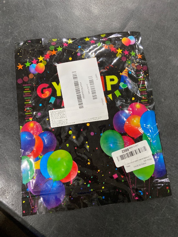 Photo 1 of 100 Pcs UV Neon Balloons ,Neon Glow Party Balloons UV Black Light Balloons Glow in the dark for Birthday Decorations Wedding Glow Party Supplies Blacklight Reactive Fluorescent Balloons