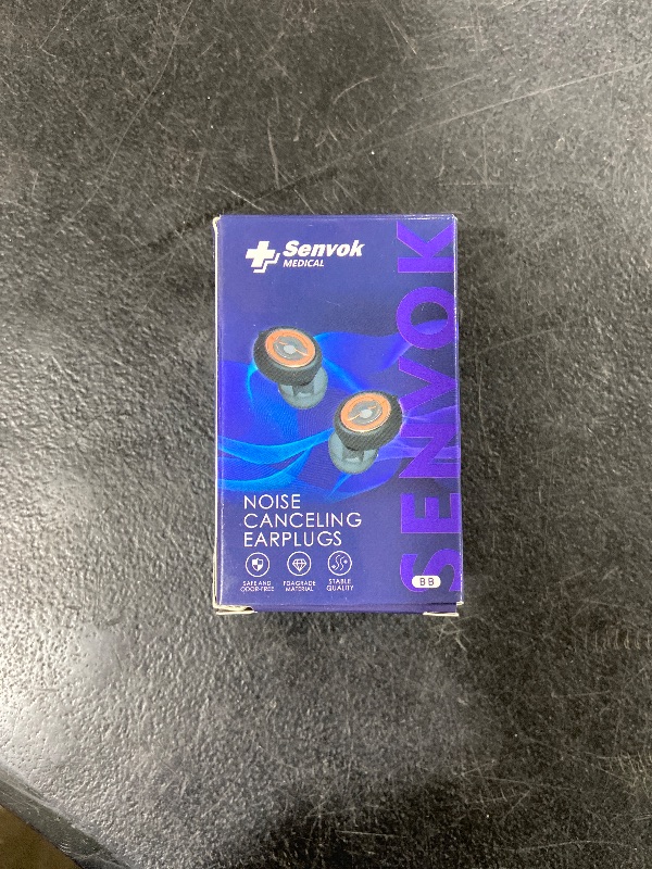 Photo 1 of Senvok Ear Plugs for Sleeping Noise Cancelling with 50dB NRR - 3 Adjustable Noise Reduction Levels - Soft Reusable Silicone Hearing Protection Earplugs for Sleep, Work, Travel (Black)