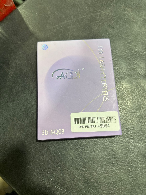 Photo 1 of GAQQI Lash Clusters, Cluster Eyelash Extensions 110 Cluster Lashes, Wispy Volume Eyelash Clusters 10-14mm, Multilayered 3D Individual Lashes, Soft and Thin Band (3D-GQ08)