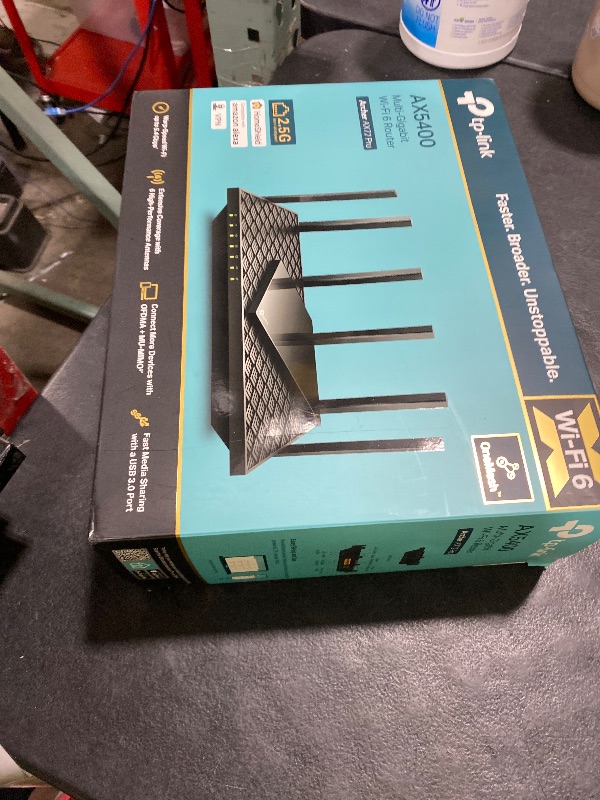 Photo 1 of TP-Link AX5400 WiFi 6 Router (Archer AX72 Pro) Multi Gigabit Wireless Internet Router, 1 x 2.5 Gbps Port, Dual Band, VPN Support, Guest Network, MU-MIMO, USB 3.0 Port, WPA3, Compatible with Alexa