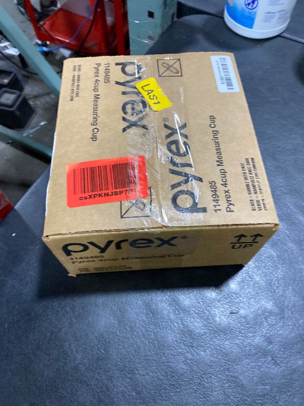 Photo 1 of Pyrex 4-Cup Glass Measuring Cup For Baking and Cooking, Dishwasher, Freezer, Microwave, and Preheated Oven Safe, Essential Kitchen Tools