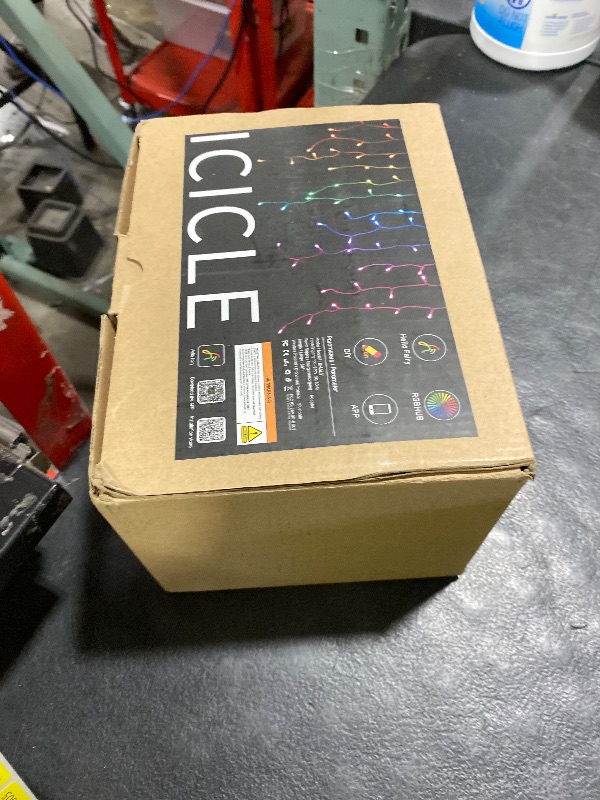 Photo 1 of Brightown Smart Icicle Lights for Outside, 66Ft 608 LED RGB Smart Christmas Lights with 58 Preset Modes, App or Remote Control, Music Sync, Memory and Timer Function for Indoor/Outdoor Use