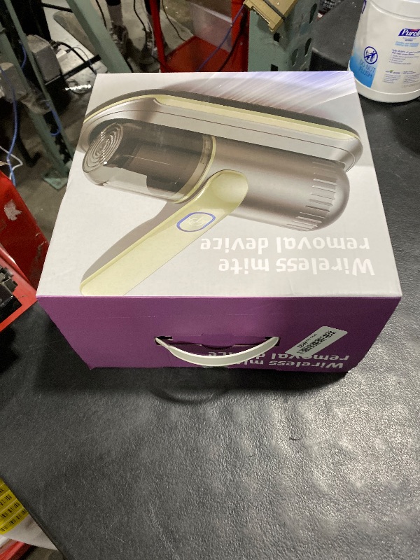 Photo 1 of PATO Mattress Vacuum Cleaner, Wireless Handheld Bed Vacuum Cleaner with UV-C Light, HEPA Filter and Ultrasonic Vibration, 12KPa, Suitable for Beds, Sofas, Car Seats, Carpets (Purple;)