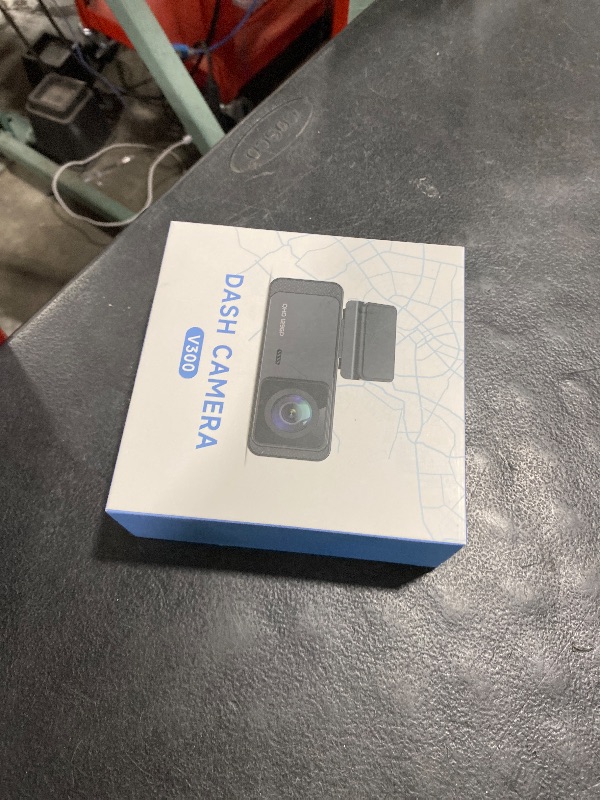 Photo 1 of Dash Cam 1296P Front Dashcam, V300 WiFi Dash Camera for Cars with App, Night Vision, Mini Hidden Single Car Camera, Loop Recording, 24H Parking Mode, Support 256GB Max, Black