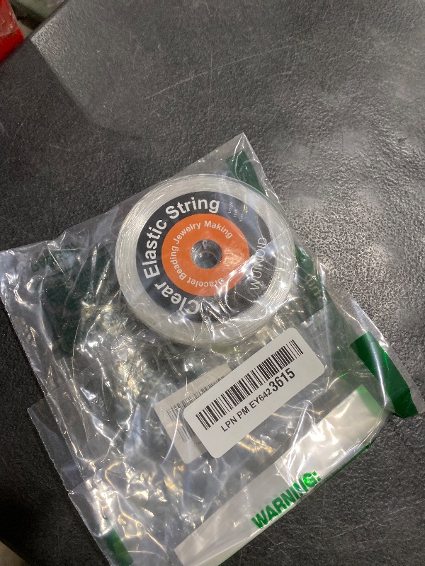 Photo 1 of 0.8 mm Clear Bracelet String, Elastic Beads String for Bracelets Jewelry Making, Necklaces, Beading and Crafts, Friendship Stretchy Bracelet Beads String Cords & Threads WUINOID