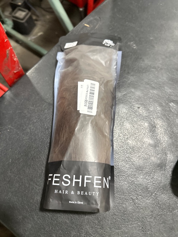 Photo 1 of FESHFEN Drawstring Ponytail Extension, Natural Long Wavy Layered Synthetic Pony Tails Hair Extensions Hairpieces for Women, Multi Brown 20 inch