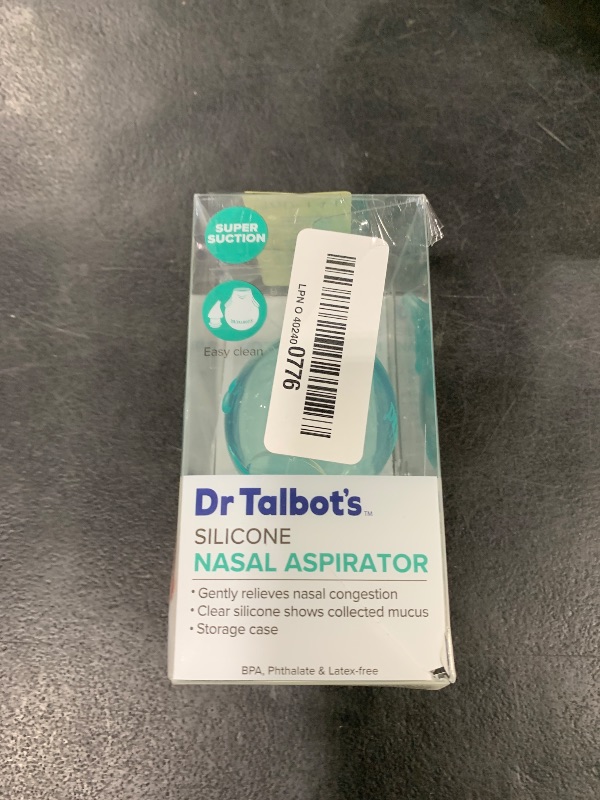 Photo 1 of Dr. Talbot's Nasal Aspirator for Babies - Silicone - with Storage Case - Blue Elephant