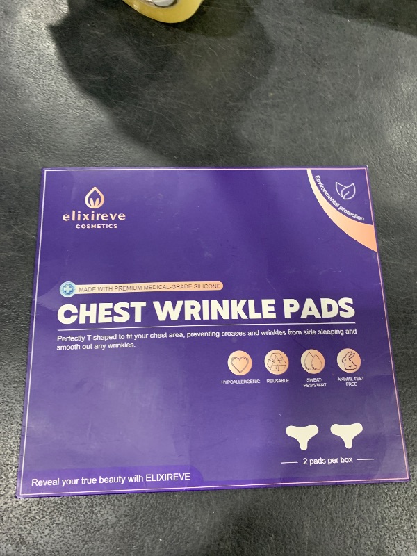 Photo 1 of PURITY BABE Silicone Chest Wrinkle Patches Reusable, Chest Pads for wrinkles Overnight, Safe Anti Wrinkle, Wrinkle Reducing Patche, 2 Patches