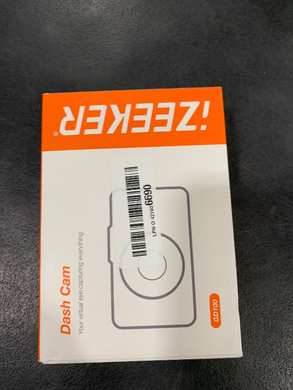 Photo 1 of iZEEKER 2.5K Dash Cam, 1440P QHD Car Camera with Free 32GB Card, 3" IPS Display, Night Vision, WDR, 170°Wide Angle, Loop Recording, G-Sensor Emergency Recording, 24H Parking Mode, Type C