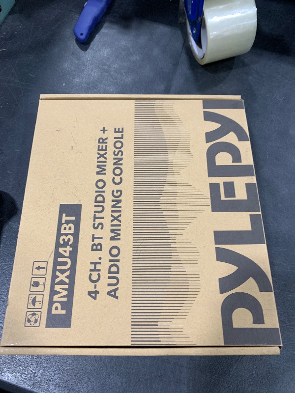 Photo 1 of Pyle Professional Audio Mixer Sound Board Console System - Interface 4 Channel Digital USB Bluetooth MP3 Computer Input 48V Phantom Power Stereo DJ Studio Streaming FX 16-Bit DSP processor - PMXU43BT