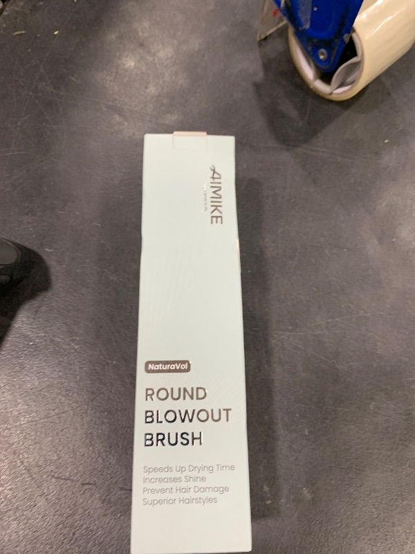 Photo 1 of AIMIKE NaturaVol Round Brush for Blow Out, Round Hair Brush Nano Thermal Ceramic & Ionic Tech, for Blow Drying & Salon-like Styling at-home, Maximum Volume Shine -2.5”Overall Dia for Med Length Hair