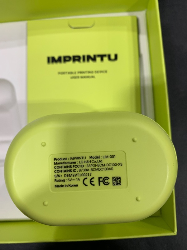 Photo 1 of Imprintu Temporary Tattoo Printer – Full Set with Powder Primer & Balm Fixer, 100% Vegan Cosmetic Ink, Dual Mode for Skin & Objects, Lasts up to 24 Hours, Over 10,000 Custom Designs with iOS/Android