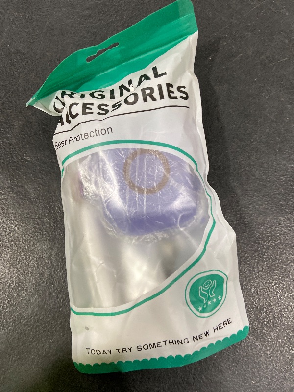 Photo 1 of [Upgrade Secure Lock] for Beats Powerbeats Pro 2 2025 Case Cover with Cleaner Kit, AGENTNANO Clear TPU Shockproof Protective Cover with Beats Powerbeats Pro 2 Charging Case with Carabiner-Clear Purple