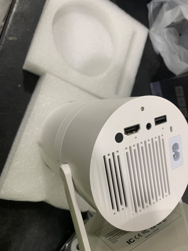 Photo 1 of [ Built-in Google TV & Voice Control] WISHOLY Mini Projector with WiFi and Bluetooth, Built-in Streaming Apps, Portable Movie Projector 4K with 180° Rotatable for Outdoor, Home Theater, Movie Night1050364791
