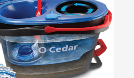 Photo 1 of *********missing parts**** O-Cedar RinseClean Spin Mop & Bucket System + 1 Extra Mop Head | Clean with Clean Water | Removes 99% of Bacteria