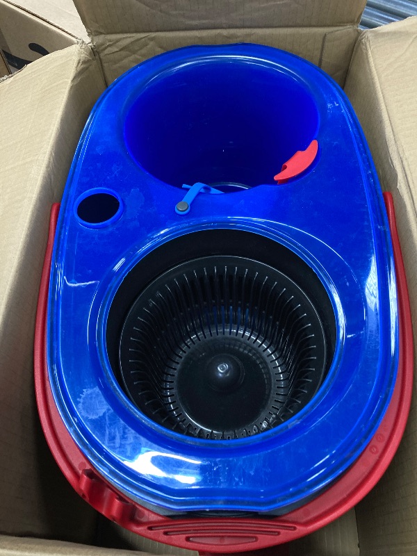 Photo 1 of *********missing parts**** O-Cedar RinseClean Spin Mop & Bucket System + 1 Extra Mop Head | Clean with Clean Water | Removes 99% of Bacteria