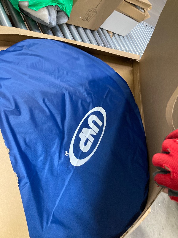 Photo 1 of UNP Sports Tent All Weather Clear PVC Camping Pod for Camping, Soccer, Football, and Ice Fishing (3 Person Tent Blue)