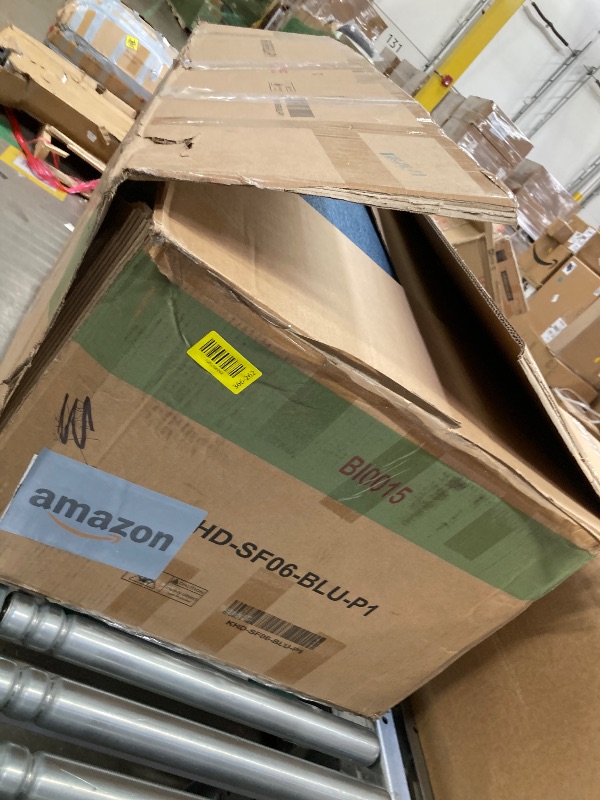 Photo 1 of **********PARTIAL SET********** VECELO Convertible Sectional Sofa, Modern Linen Fabric L-Shaped Couch with Reversible Chaise for Living Room/Apartment/Office, Blue