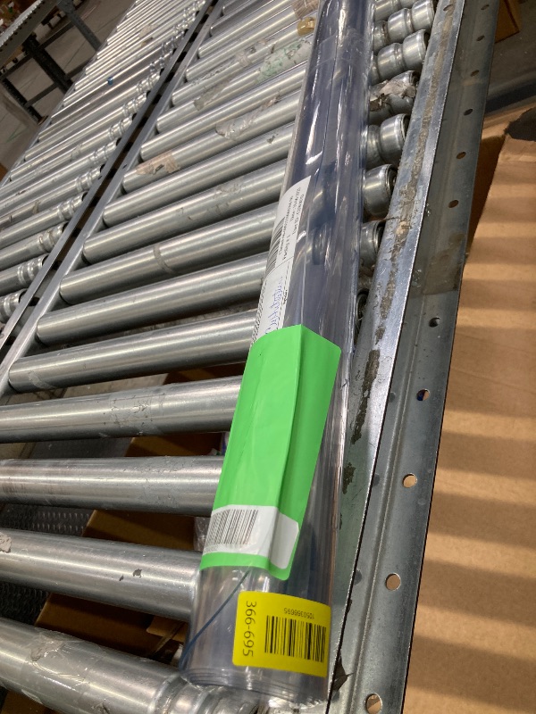 Photo 1 of Clear Plastic Dining Room Table Protector Tablecloth Desk Pad Mat Wooden Furniture Coffee Glass End Bed Sofa Side Bar Bistro Dinner Table Cloth Top Protection Cover Waterproof PVC Vinyl