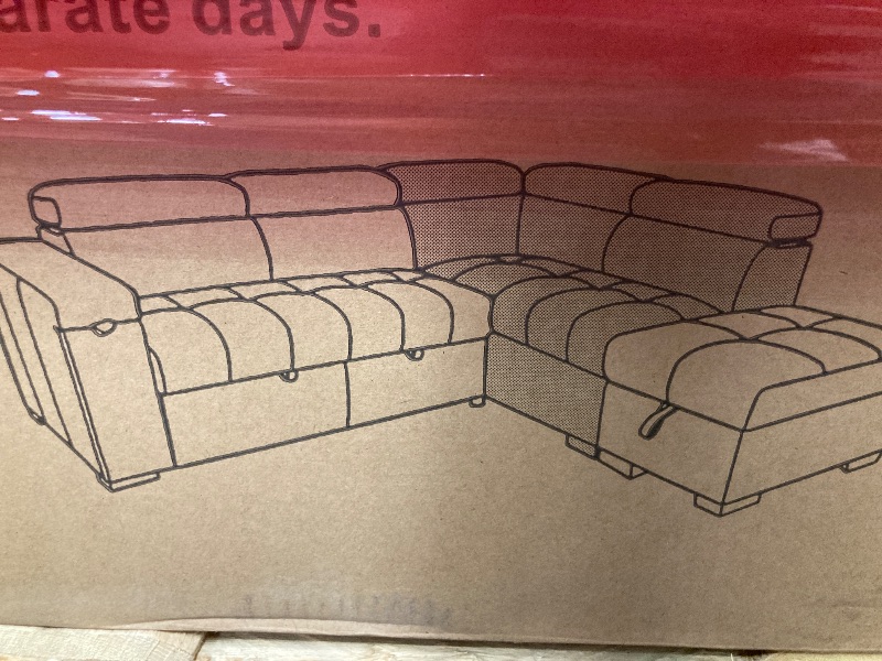 Photo 1 of *****Factory stamp****
***The color may vary****

3-Piece Living Room Sectional Sofa Set.