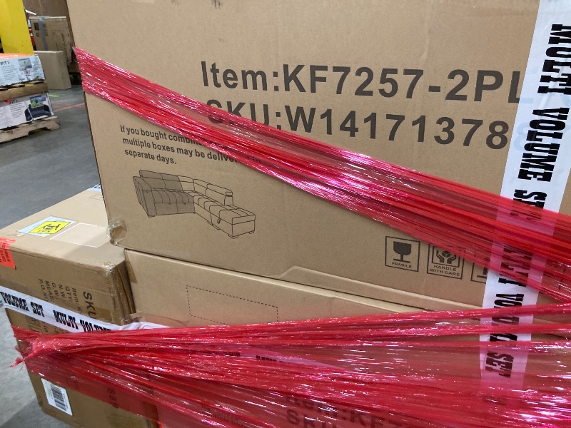 Photo 1 of *****Factory stamp****
***The color may vary****

3-Piece Living Room Sectional Sofa Set.