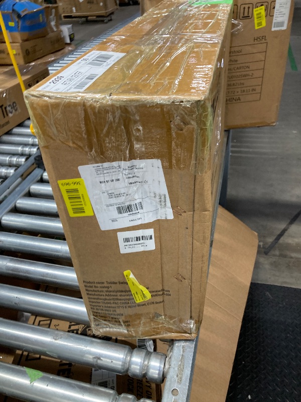 Photo 1 of ***The color may vary****
JUGAAD LIFE Toddler Swing Seat High Back Full Bucket Baby Swing with Coated Chain Pinch Protection and Carabiners for Easy Install Swing Sets for Outside Outdoor Playsets - Blue