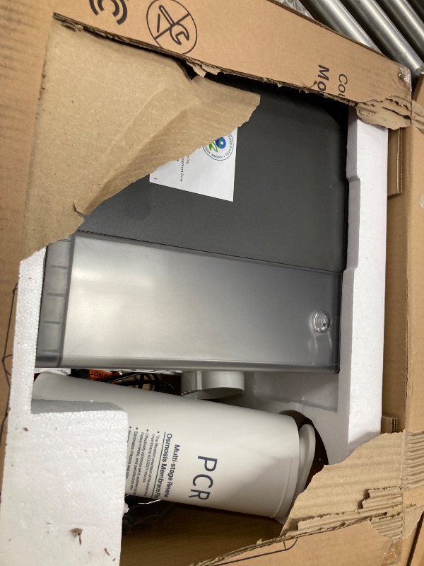 Photo 1 of ****Parts Only****
Countertop Water Purifier with TDS & Filter Monitor, Reverse Osmosis RO System 0.0001 Micron, 6 Stage, 3:1 Pure to Drain, Self-Cleaning