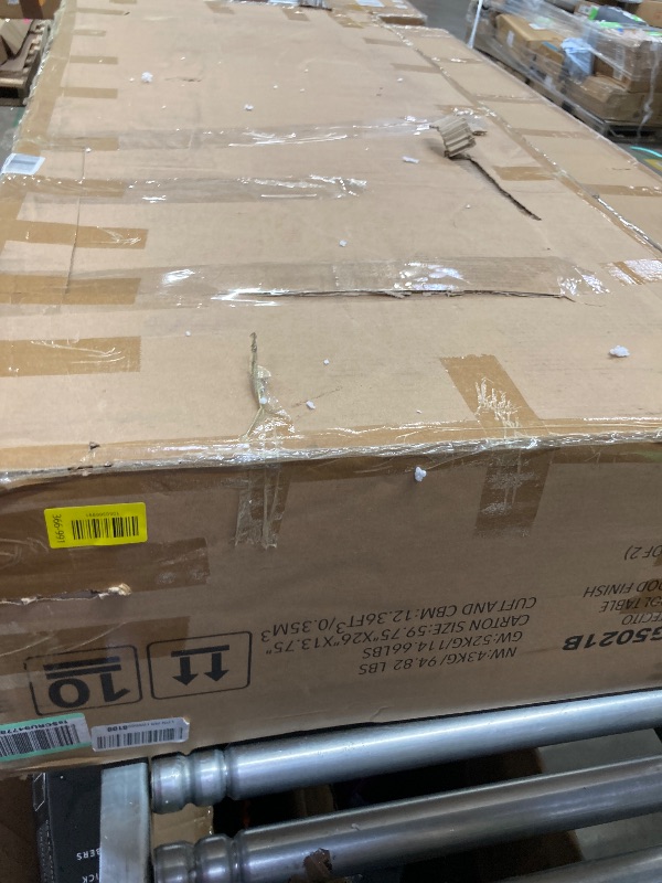 Photo 1 of ***Missing box 1****
Hathaway Montecito 8ft Pool Table for Game Room – Billiard Table with Poly-Coated Non-Slate Playfield, Drop Pockets, Leg Levelers – Includes Cues, Pool Balls, Chalk, Triangle, Brush – Driftwood Finish