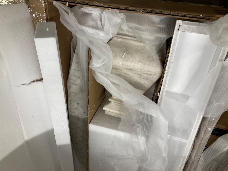 Photo 1 of ***Missing box 1****

Hathaway Montecito 8ft Pool Table for Game Room – Billiard Table with Poly-Coated Non-Slate Playfield, Drop Pockets, Leg Levelers – Includes Cues, Pool Balls, Chalk, Triangle, Brush – Driftwood Finish