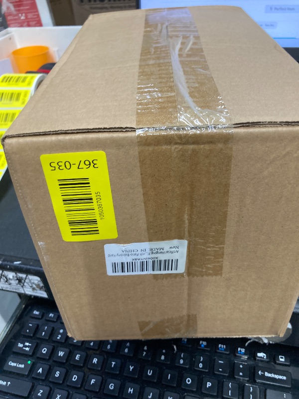 Photo 1 of ****Factory Seal****
Artificial Hanging Flowers with Basket Outdoors Fake Flowers Plants,3 PCS Faux Red Silk Morning Glory Flower with Eucalyptus Leaves Realistic Greenery Vines for Wall Home Porch Patio Balcony Yard