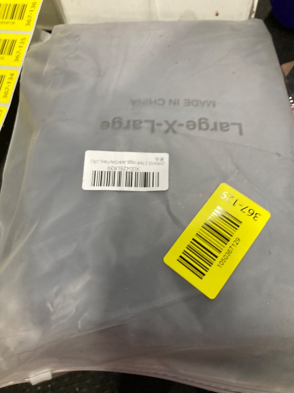 Photo 1 of Pack High Waisted Leggings for Women No See Through Yoga Pants Tummy Control Leggings for Workout Running Buttery Soft (Pocket Black/Grey/Navy, L/XL)