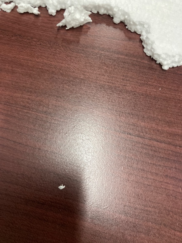 Photo 1 of **BOX 1 OF 2 ONLY/MISSING PARTS**Hodedah 7 Drawer Jumbo Chest, Five Large & Two Smaller Drawers with Two Lock, Hanging Rod, and Three Shelves | Mahogany, 17.76" D X 47.24" W X 48.39" H