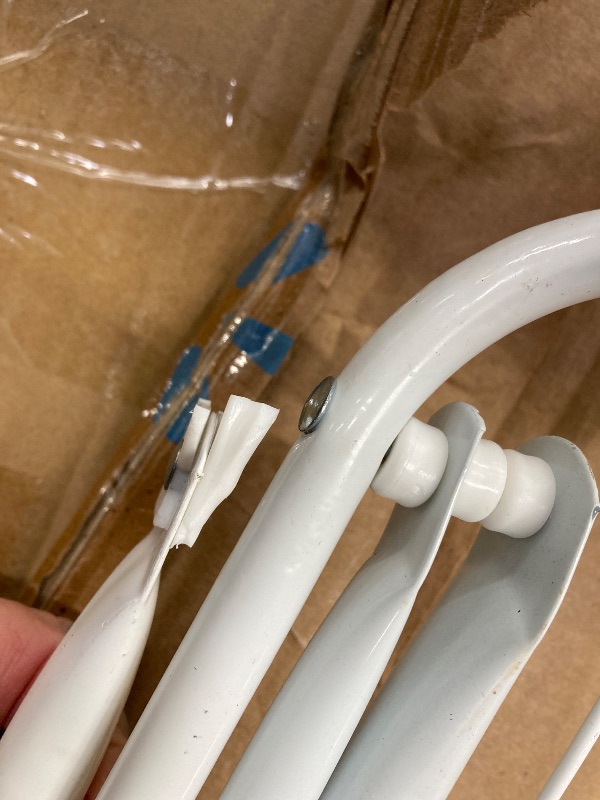 Photo 1 of **THERE IS BROKEN PLASTIC AND SLIGHTLY BENT JOINT AS PICTURED*** Clothes Drying Rack, Folding  Clothes Rack, Collapsible Laundry Drying Rack, Free Standing  Garment Dryer Towel Rail Space Saving for Home Indoor Outdoor***THERE IS BROKEN PLASTIC AND SLIGHT