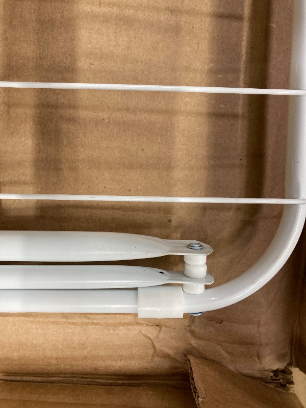 Photo 1 of **THERE IS BROKEN PLASTIC AND SLIGHTLY BENT JOINT AS PICTURED*** Clothes Drying Rack, Folding  Clothes Rack, Collapsible Laundry Drying Rack, Free Standing  Garment Dryer Towel Rail Space Saving for Home Indoor Outdoor***THERE IS BROKEN PLASTIC AND SLIGHT