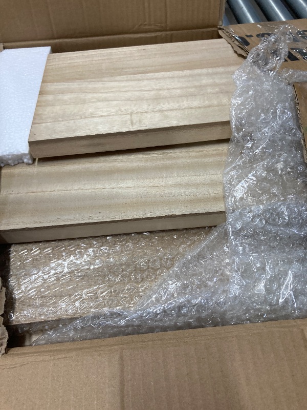 Photo 1 of Panel Room Divider Folding Privacy Wooden Screen with Three Clever Shelf Portable Partition Wood Divider for Home Office, Natural