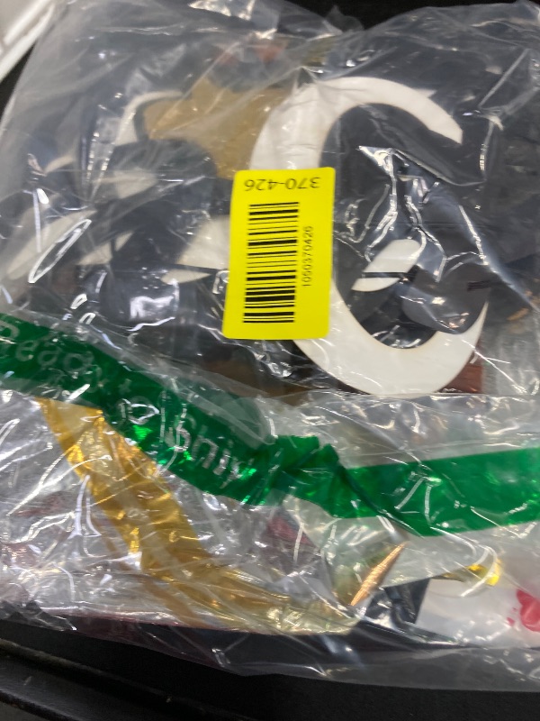 Photo 1 of Birthday Decorations for Men, 40 Birthday Decorations with Inch Gold 40 Number Balloons, Cheers to 40 Years Banner,Fringe Curtains and Cups Foil Balloons