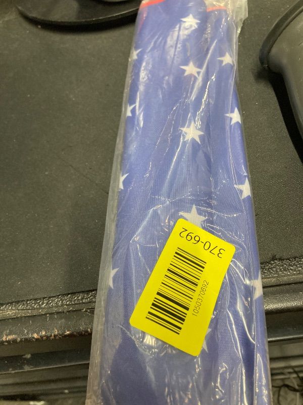 Photo 1 of 1 pair, United States flag banners with couplets, 11.8-inch*70.8 inch banners for activities such as Independence Day in the United States.