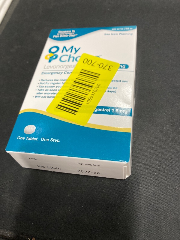 Photo 1 of ***Factory Seal****
Ohm My Choice Emergency Contraceptive Pill. A Safe and Effective Way to Lower Your Chances to get Pregnant After unprotected Sex. Active Ingredient Levonorgestrel Tablet 1.5mg