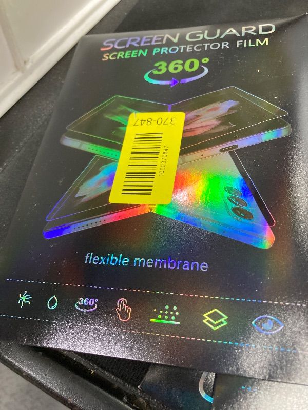 Photo 1 of [2+2+2 Pack] Foneskream Soft TPU Flim Compatible for Samsung Galaxy Z Fold 5 Screen Protector 7.6 inch + Camera Lens Protector [Anti-Scratch][Not Samsung Galaxy Z Fold 3/4]