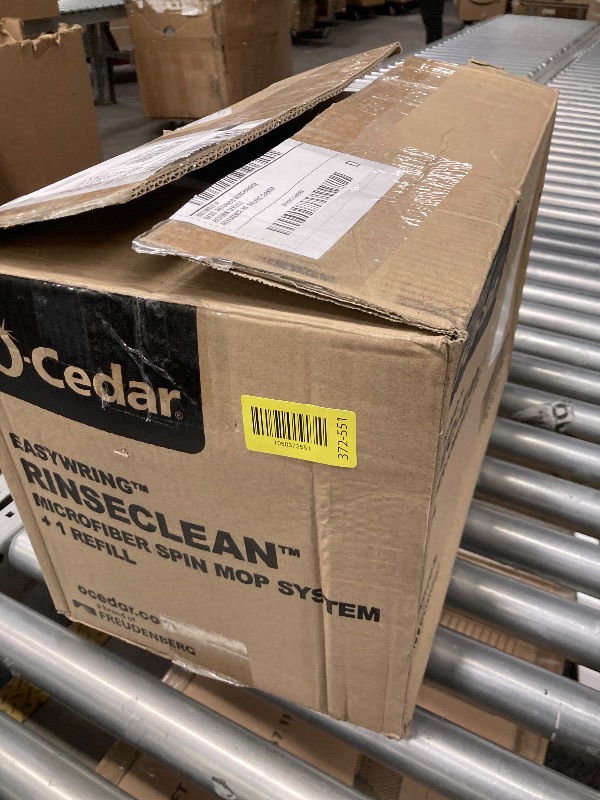 Photo 1 of ****not mop***O-Cedar RinseClean Spin Mop & Bucket System + 1 Extra Mop Head | Clean with Clean Water | Removes 99% of Bacteria