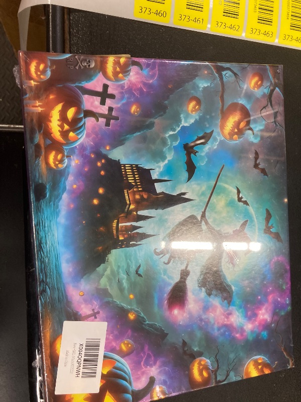 Photo 1 of 1000 Pieces Jigsaw Puzzles for Adults, Halloween Witch Pumpkin 1000 Piece Challenging Educational Halloween Scene Jigsaw Puzzles Gift for Puzzle Lovers, Family, Friend, 28 x 20 Inches