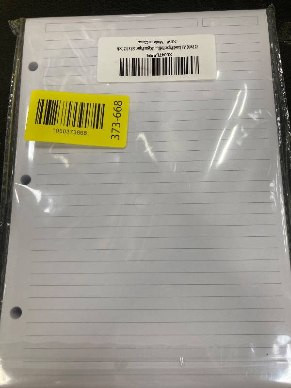 Photo 1 of (2 Pack) A5 Lined Paper Refill, 3 Hole Refill Paper, A5 Filler Paper, 200 Sheets/400 Pages Loose Leaf Paper for Filofax Planner Refills, Organizer, Binders, 100gsm, 5.8 x 8.2 In