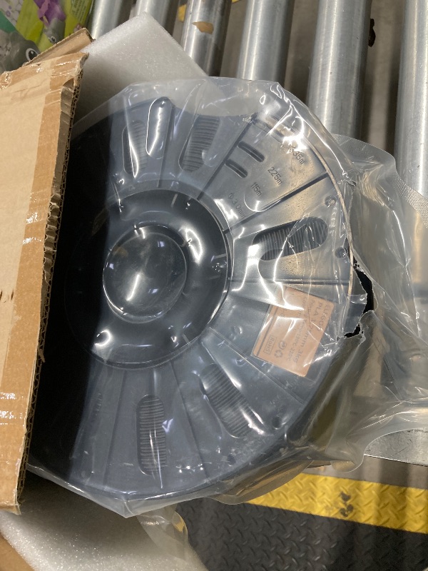 Photo 1 of ***(DAMAGED, SELLING AS IS )***
ELEGOO PLA Filament 1.75mm Black 3KG, 3D Printer Filament Dimensional Accuracy +/- 0.02mm, 3KG Large Spool(6.6lbs) Fits for Most FDM 3D Printers