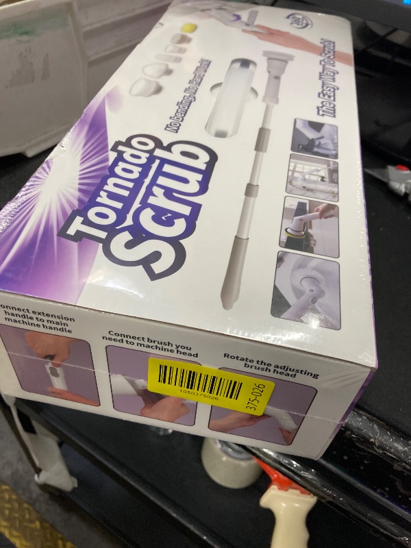 Photo 1 of ** FACTORY SEAL ***
NBONEBS Electric Spin Scrubber, Cordless Shower Scrubber Rotary Floor Brushes & Pad Drivers with 6 Brush Heads - 2H Dual Speed, IPX7 Waterproof Extension Handle for Bathroom Tile Car Cleaning (White)