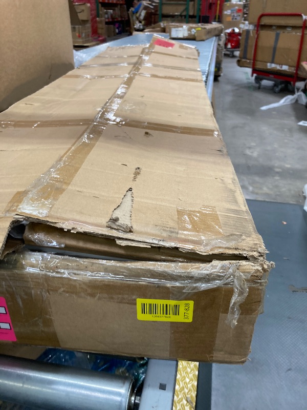 Photo 1 of Red Lantern 6 ft. Tall Clear Plastic Partition White 5 Panel  
***(SOME SCUFFS/SCRATCHES)*** BOX RIPPED/TORN)***