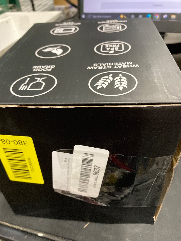 Photo 1 of Pack Soup Bowl with Handles, Microwave Ramen Bowl with Lid for Soup and Instant Noodles,Oatmeal, Gumbo, Salad,BPA Free(Black Black)