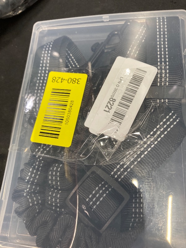 Photo 1 of Pack Dog Seat Belt Adjustable Dog Car Seatbelts for Vehicle Nylon Pet Safety Seat Belt with Elastic Bungee Buffer Reflective & Durable Car Harness for Dogs