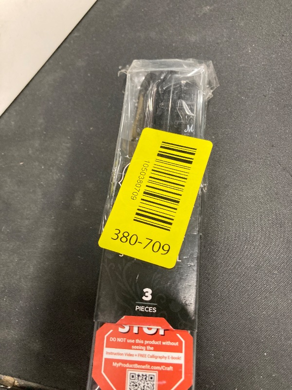 Photo 1 of *****Partial set***
Craft 'n' Beyond Calligraphy Brush Pens Pack of Small, Medium and Large Markers for Hand Lettering, Art Drawing, Sketching, Scrapbooking, Writing, Journaling - Beginner Kit with Fadeproof Black Ink