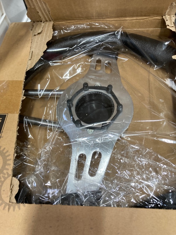 Photo 1 of 

10L0L Golf Cart Steering Wheel, Universal Design Fit for Yamaha, EZGO RXV & TXT, Club Car DS, Club Car Precedent Tempo, Most Golf Cart (Coal Black)